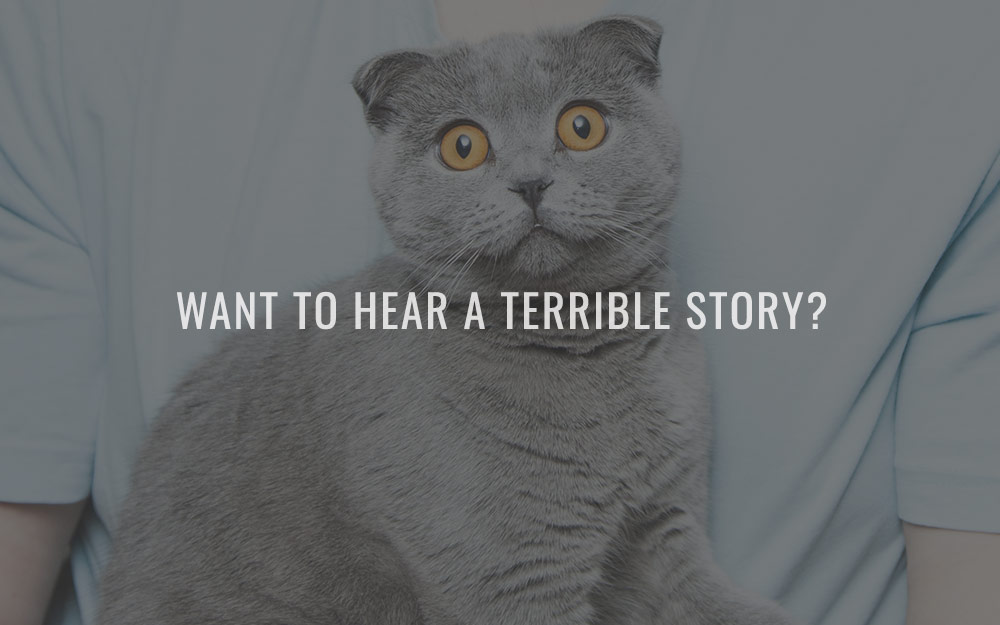 Want to hear a terrible story?