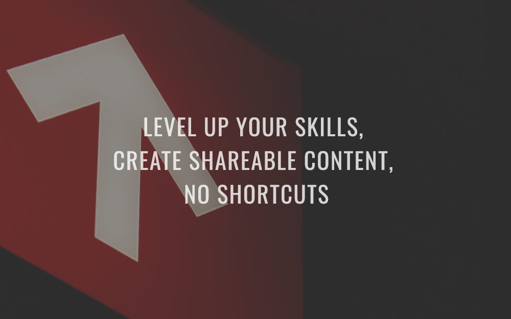 Level up your skills 🆙┃Create shareable content ┃No Shortcuts